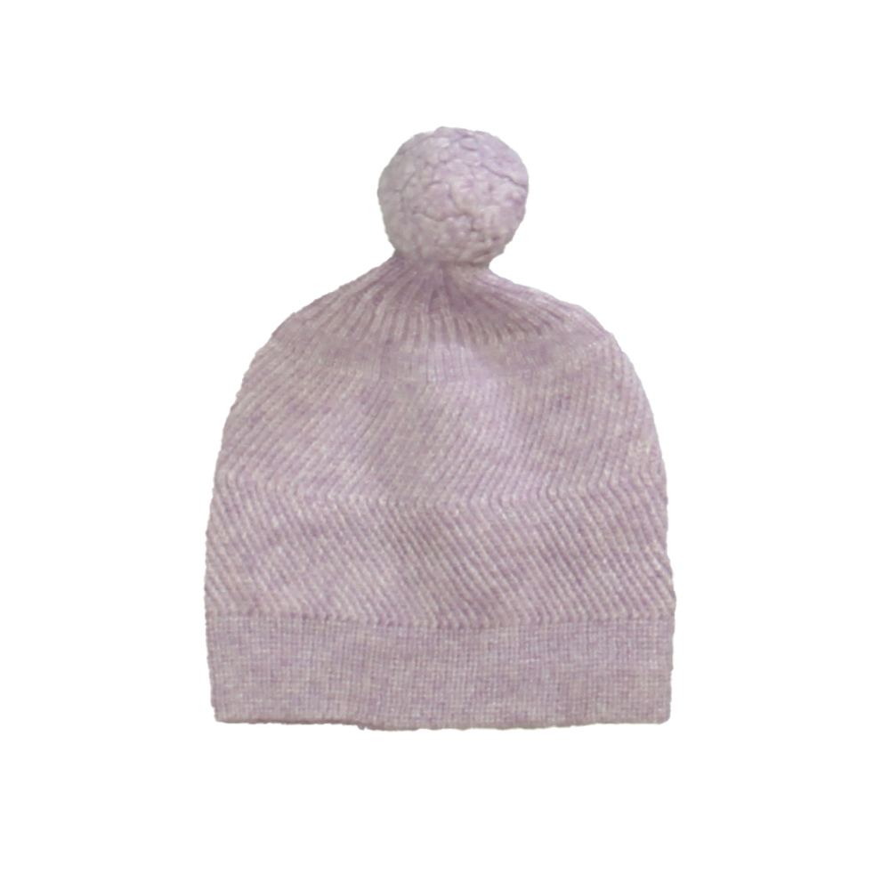 Unknown Brand Girls Purple Winter Hat size: 0-12 Months